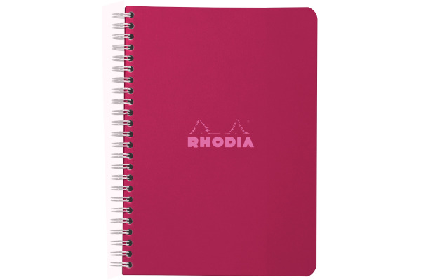 RHODIA Spiralblock Couleurs A5 118115C rot, kariert 60 Blatt