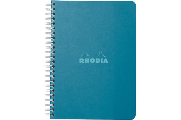 RHODIA Spiralblock Couleurs A5 118122C grün, liniert 60 Blatt