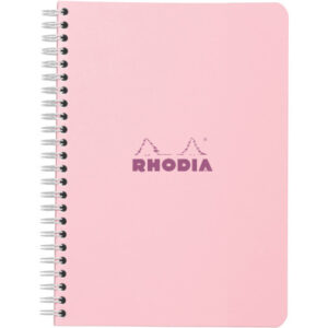 RHODIA Spiralblock Couleurs A5 118125C rosa, liniert 60 Blatt