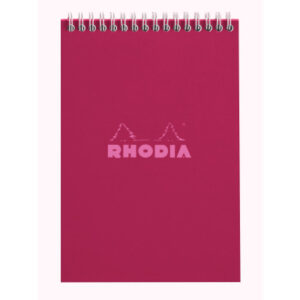 RHODIA Spiralblock Couleurs A5 118412C rot, kariert 80 Blatt
