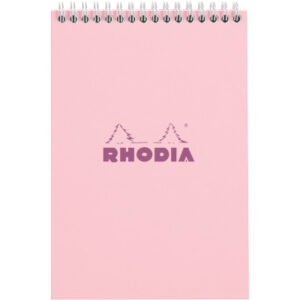 RHODIA Spiralblock Couleurs A5 118413C rosa, kariert 80 Blatt