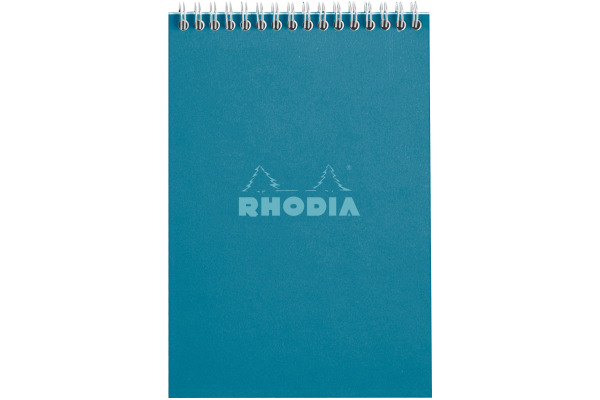RHODIA Spiralblock Couleurs A5 118414C grün, liniert 80 Blatt