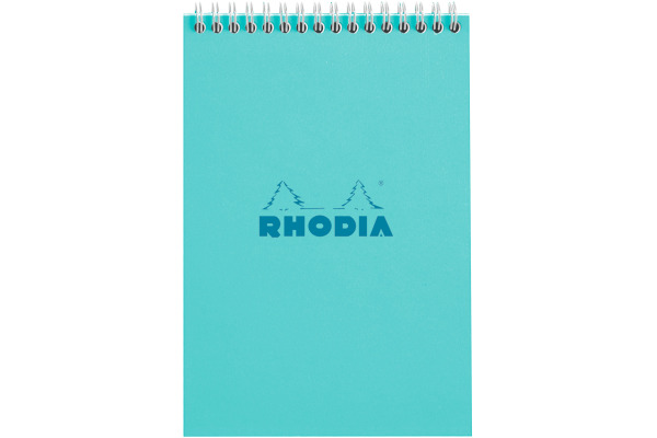 RHODIA Spiralblock Couleurs A5 118415C blau, liniert 80 Blatt