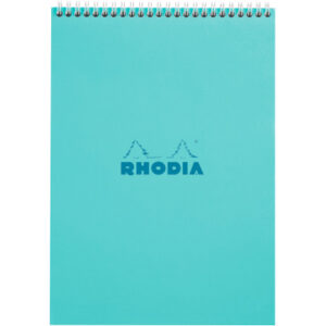 RHODIA Spiralblock Couleurs A4 118419C blau, kariert 80 Blatt