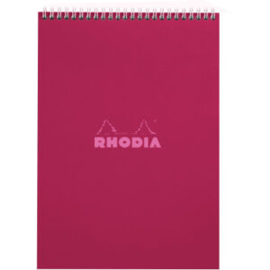 RHODIA Spiralblock Couleurs A4 118420C rot, kariert 80 Blatt