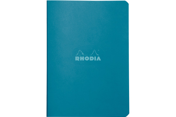 RHODIA Notizheft Couleurs A5 118677C grün, liniert 80 Blatt