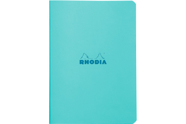 RHODIA Notizheft Couleurs A5 118678C blau, liniert 80 Blatt