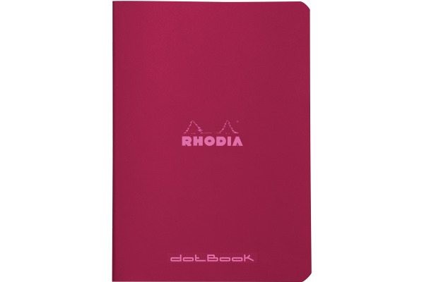RHODIA Notizheft Couleurs A5 119011C rot, dots 80 Blatt