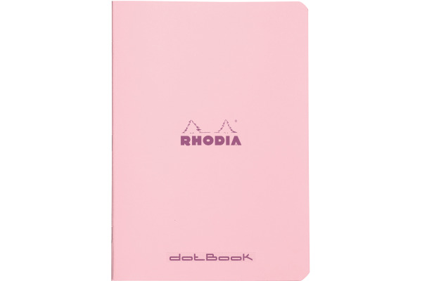 RHODIA Notizheft Couleurs A5 119100C rosa, dots 80 Blatt