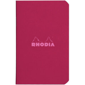 RHODIA Notizheft Couleurs A7 119103C rot, kariert 80 Blatt