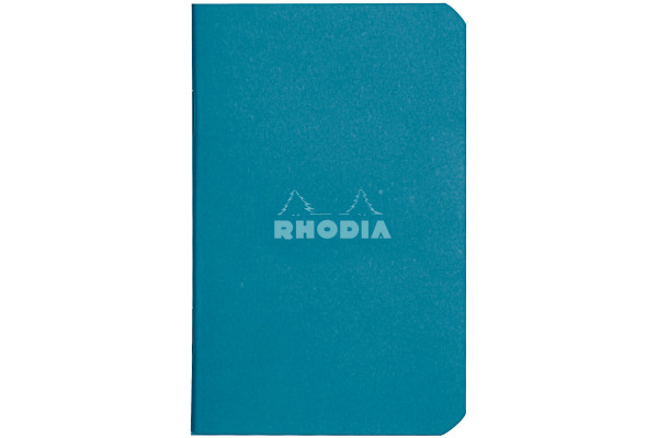 RHODIA Notizheft Couleurs A7 119105C grün, liniert 80 Blatt