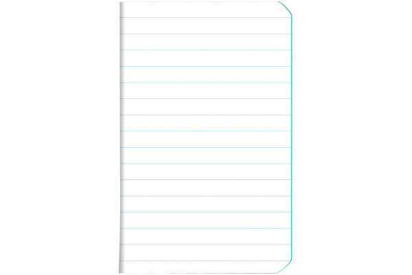 RHODIA Notizheft Couleurs A7 119106C blau, liniert 80 Blatt – Bild 2