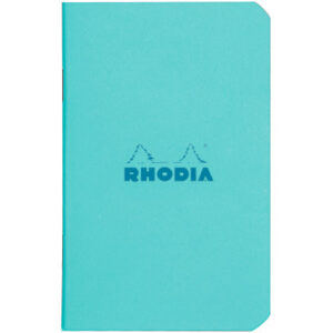 RHODIA Notizheft Couleurs A7 119106C blau, liniert 80 Blatt