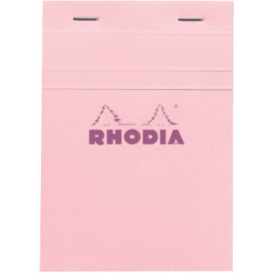 RHODIA Notizblock Couleurs Nr.13 A6 13303C rosa, kariert 80 Blatt