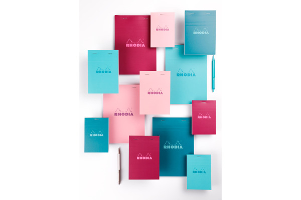 RHODIA Notizblock Couleurs Nr.16 A5 16304C rot, kariert 80 Blatt – Bild 3