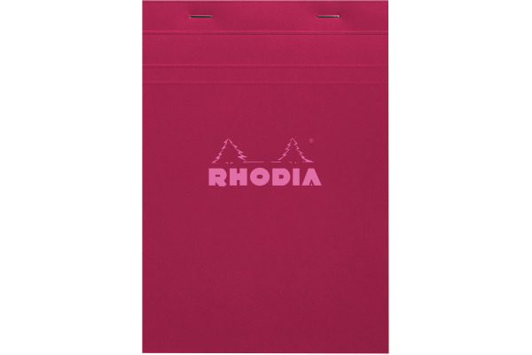RHODIA Notizblock Couleurs Nr.16 A5 16304C rot, kariert 80 Blatt