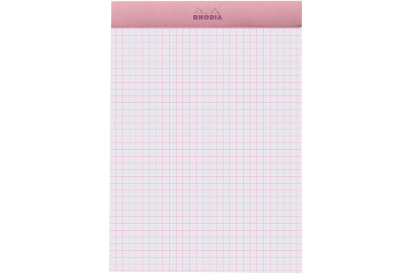 RHODIA Notizblock Couleurs Nr.16 A5 16311C rosa, kariert 80 Blatt – Bild 2