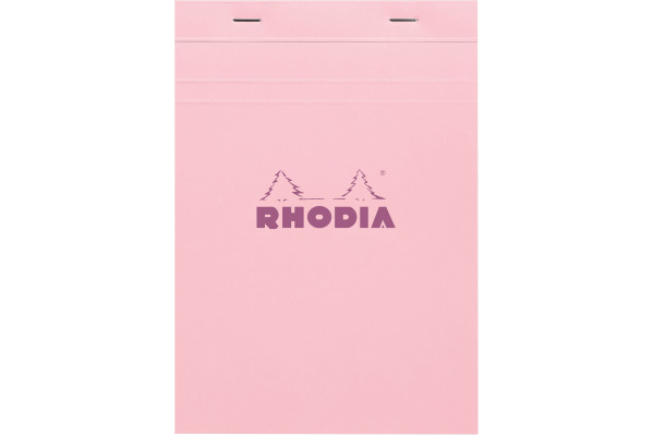 RHODIA Notizblock Couleurs Nr.16 A5 16311C rosa, kariert 80 Blatt
