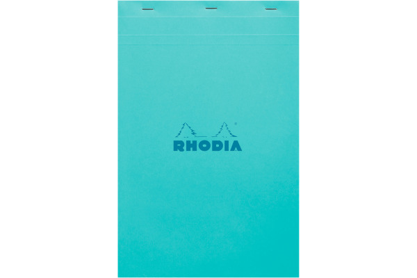 RHODIA Notizblock Couleurs Nr.19 A4+ 19111C blau, kariert 80 Blatt