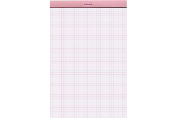 RHODIA Notizblock Couleurs Nr.19 A4+ 19113C rosa, kariert 80 Blatt – Bild 2