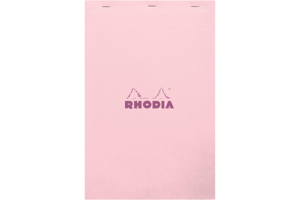 RHODIA Notizblock Couleurs Nr.19 A4+ 19113C rosa, kariert 80 Blatt