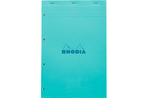 RHODIA Notizblock Couleurs Nr.20 A4+ 20188C blau, kariert 80 Blatt