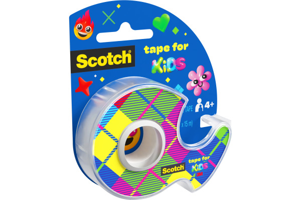 SCOTCH Klebeband Kids 19mmx15m KT-1915-D transparent, mit Dispenser – Bild 2