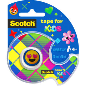 SCOTCH Klebeband Kids 19mmx15m KT-1915-D transparent, mit Dispenser
