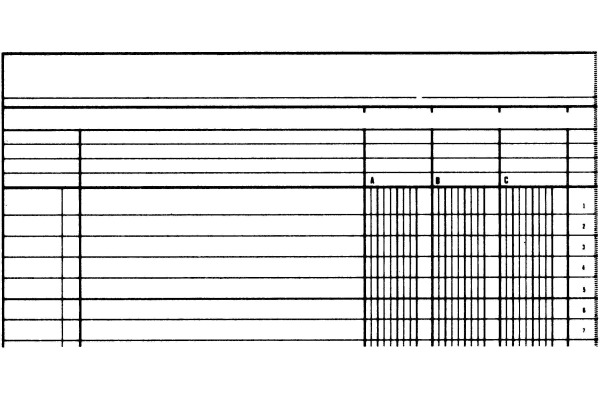 SIMPLEX Statistikbuch A4 19085 3 Kolonnen, grün 40 Blatt – Bild 3
