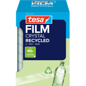 TESA Klebeband Crystal 19mmx66m 590470000 Recycled 8 Rollen