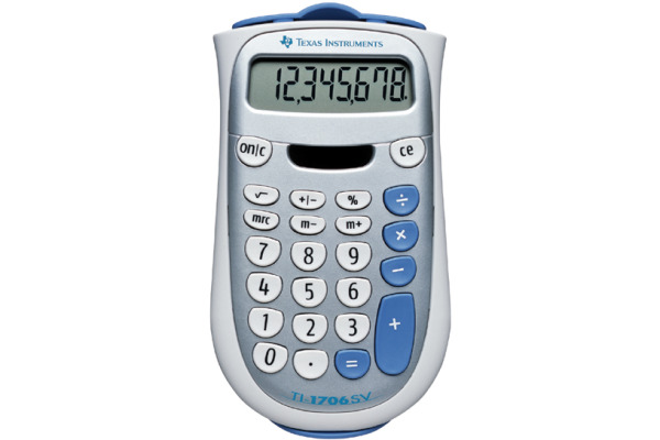 TEXAS Grundrechner TI1706SV 8-stellig