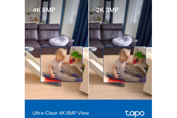 TP-LINK AI Pan/Tilt Security Cam TAPO C250 4K, 360° – Bild 4