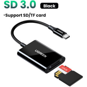 UGREEN Card Reader USB-C 3.0 35622 SD,TF, Black
