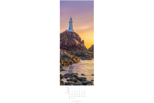 WEINGARTE Bildkalender 2027 295150027 Leuchttürme DE 34x98cm – Bild 2