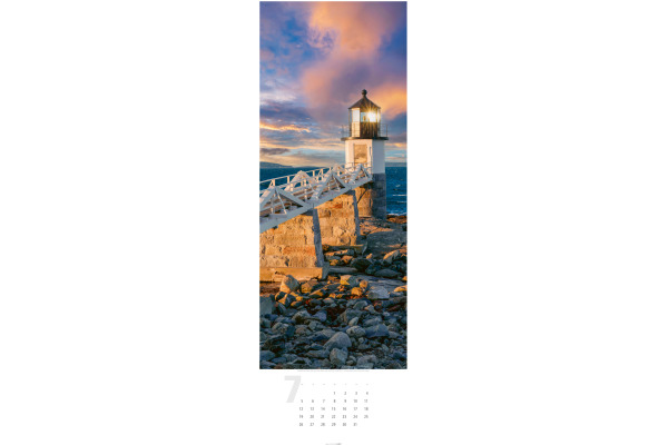 WEINGARTE Bildkalender 2027 295150027 Leuchttürme DE 34x98cm – Bild 4
