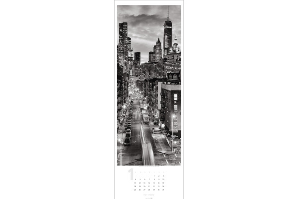 WEINGARTE Bildkalender 2027 295160027 New York XXL DE 34x98cm – Bild 2