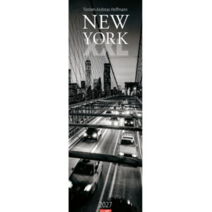 WEINGARTE Bildkalender 2027 295160027 New York XXL DE 34x98cm