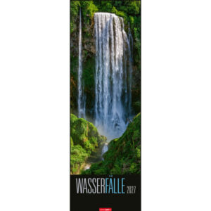 WEINGARTE Bildkalender 2027 295180027 Wasserfälle DE 34x98cm
