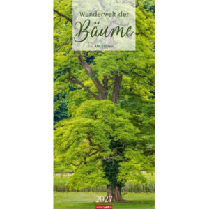 WEINGARTE Bildkalender 2027 295860027 Wunderwelt Bäume DE 33x68cm