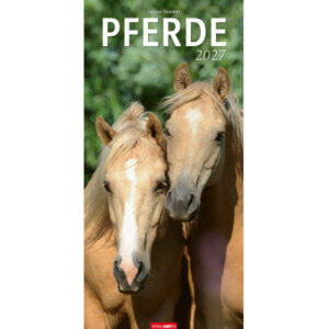 WEINGARTE Bildkalender 2027 311930027 Pferde DE 33x68cm