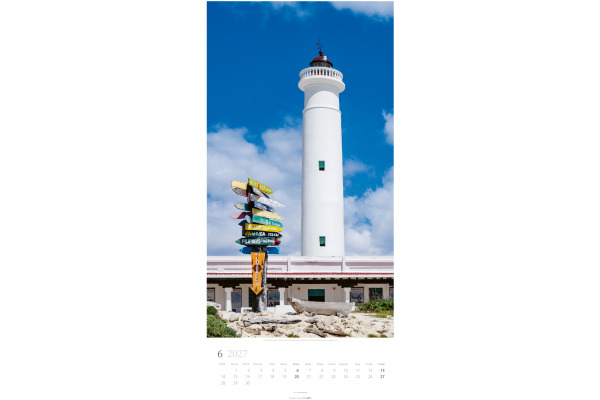 WEINGARTE Bildkalender 2027 315060027 Leuchttürme DE 33x68cm – Bild 3