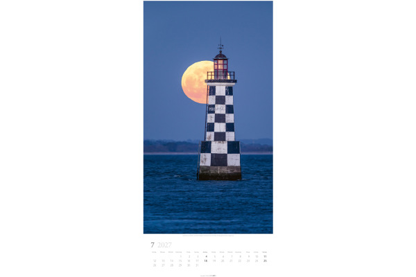 WEINGARTE Bildkalender 2027 315060027 Leuchttürme DE 33x68cm – Bild 4