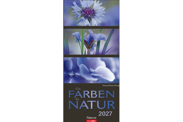 WEINGARTE Bildkalender 2027 322610027 Farben der Natur DE 33x68cm
