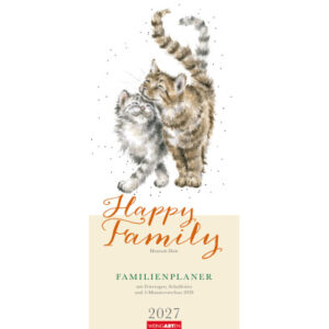 WEINGARTE Familienplaner 2027 331217127 Happy Family 22x48cm