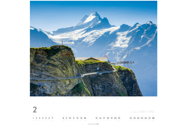 WEINGARTE Bildkalender 2027 331222427 Die Schweiz DE 48x46cm – Bild 2