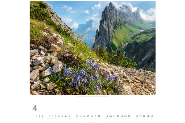 WEINGARTE Bildkalender 2027 331222427 Die Schweiz DE 48x46cm – Bild 3