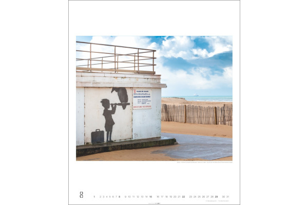 WEINGARTE Bildkalender 2027 331230127 Banksy Edition 46x55cm – Bild 4