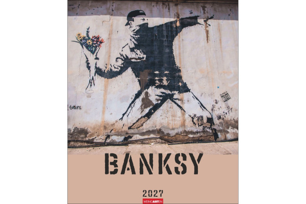 WEINGARTE Bildkalender 2027 331230127 Banksy Edition 46x55cm