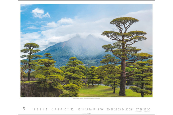 WEINGARTE Bildkalender 2027 331230527 Japan 55x46cm – Bild 3