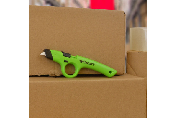 WESTCOTT Finger Loop Sicherheitsmesser E-1753100 Keramik, grün – Bild 3
